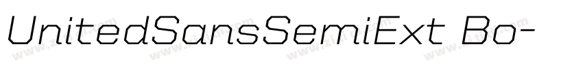 UnitedSansSemiExt Bo字体转换